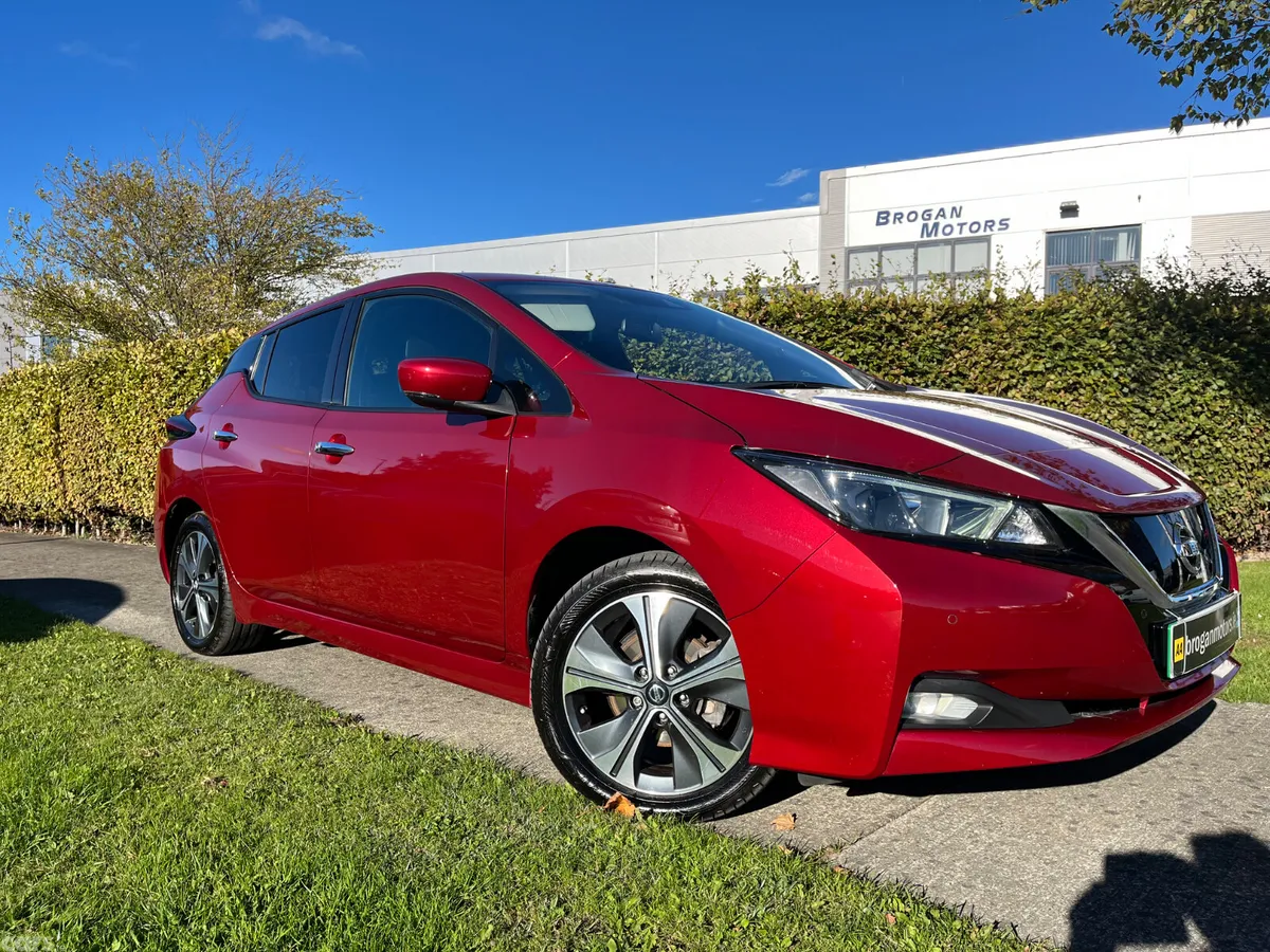 Nissan Leaf Hatchback, Electric, 2021, Red