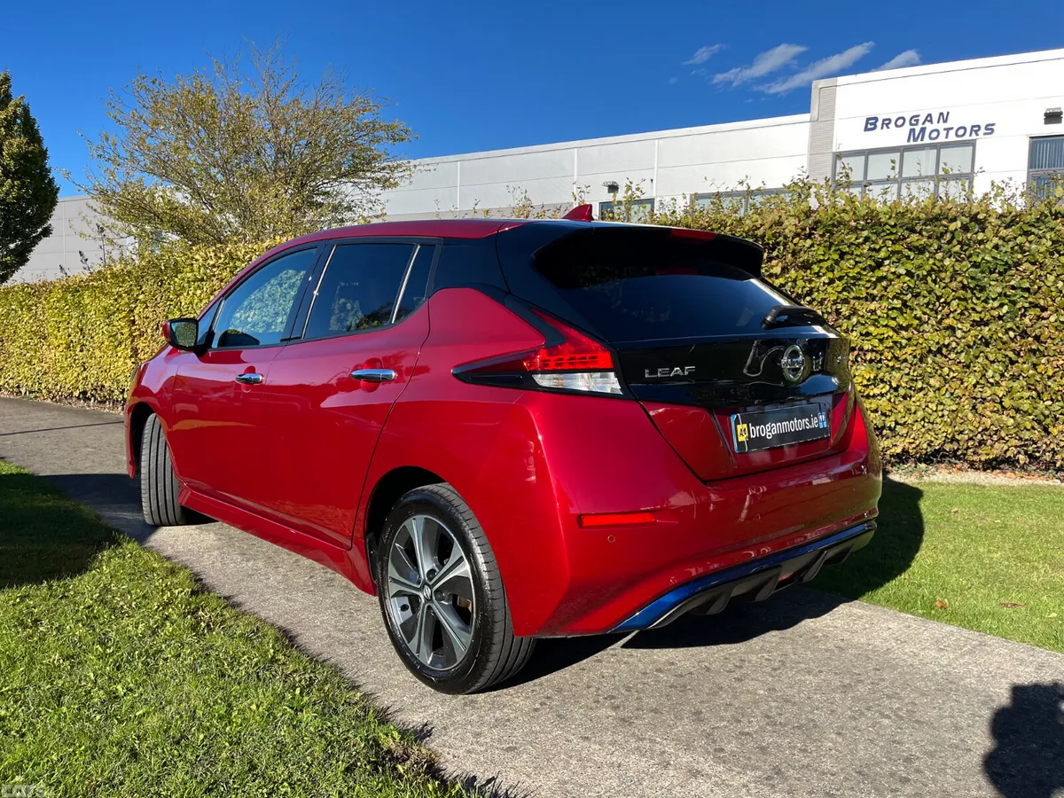 Nissan Leaf Hatchback, Electric, 2021, Red