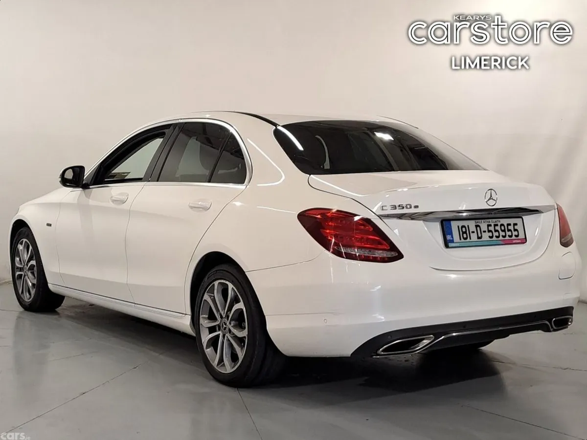 Mercedes-Benz C-Class Saloon, Petrol Plug-in Hybrid, 2018, White