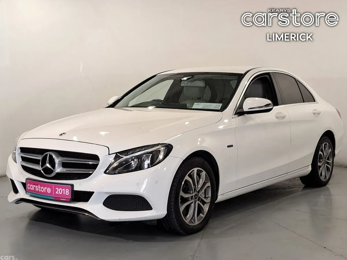 Mercedes-Benz C-Class Saloon, Petrol Plug-in Hybrid, 2018, White