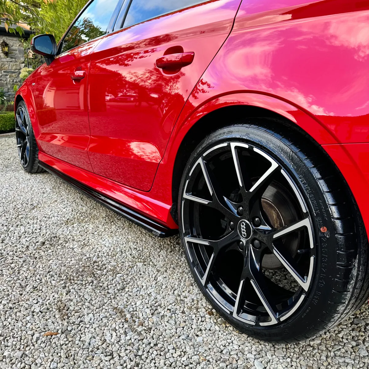 Audi A3 Saloon, Petrol, 2017, Red