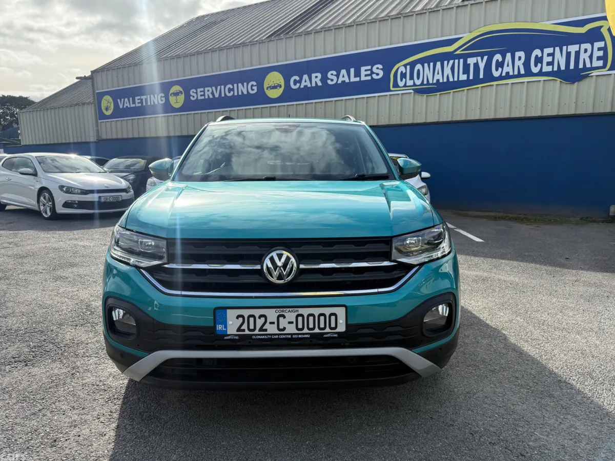 Volkswagen T-Cross Hatchback, Petrol, 2020, Green