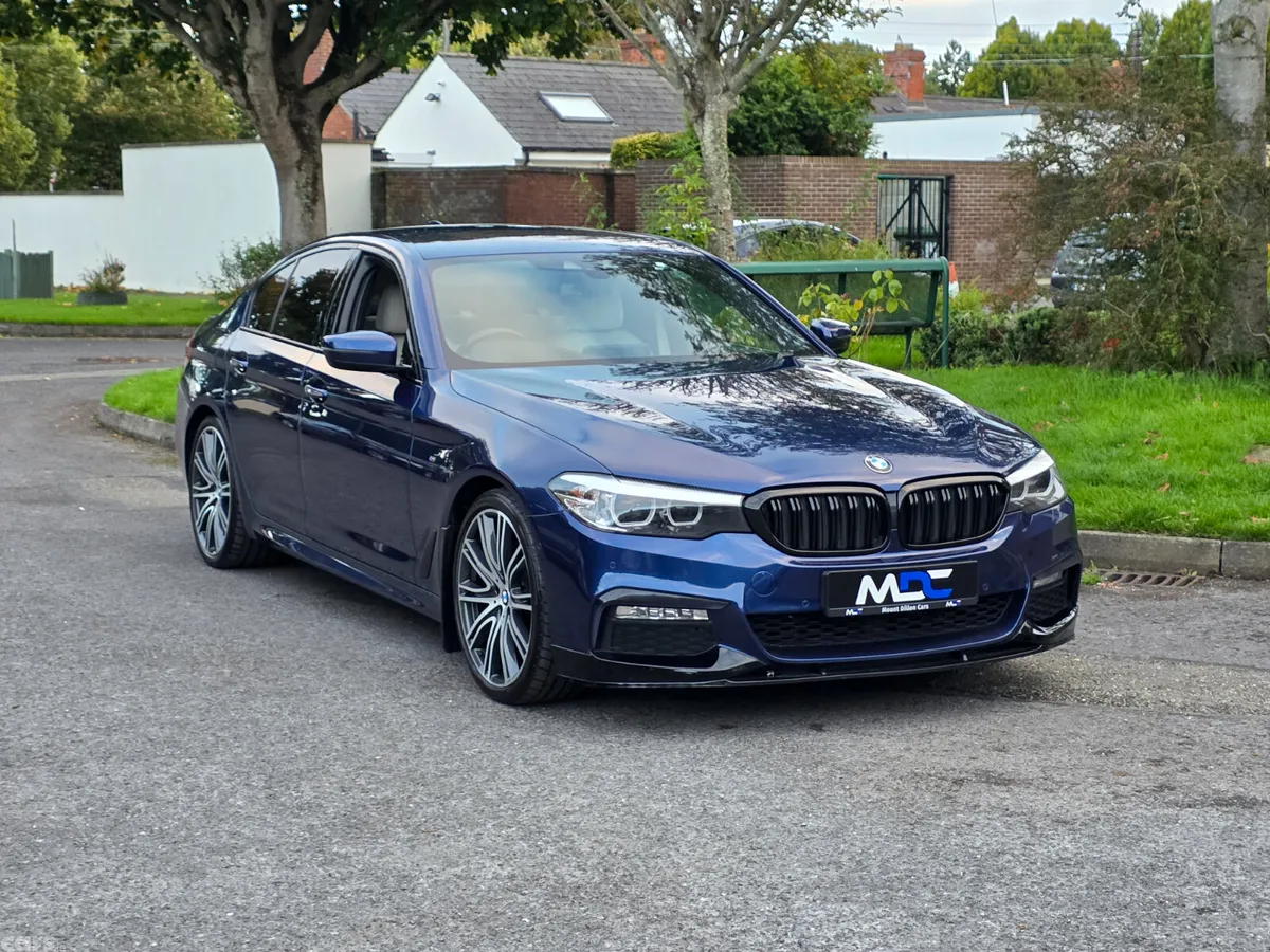 BMW 5-Series Saloon, Diesel, 2018, Blue