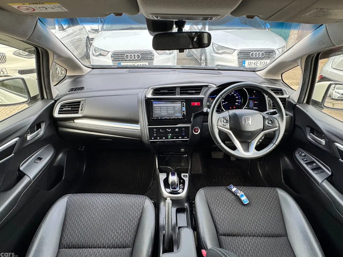 Honda Fit Hatchback, Petrol Hybrid, 2015, White