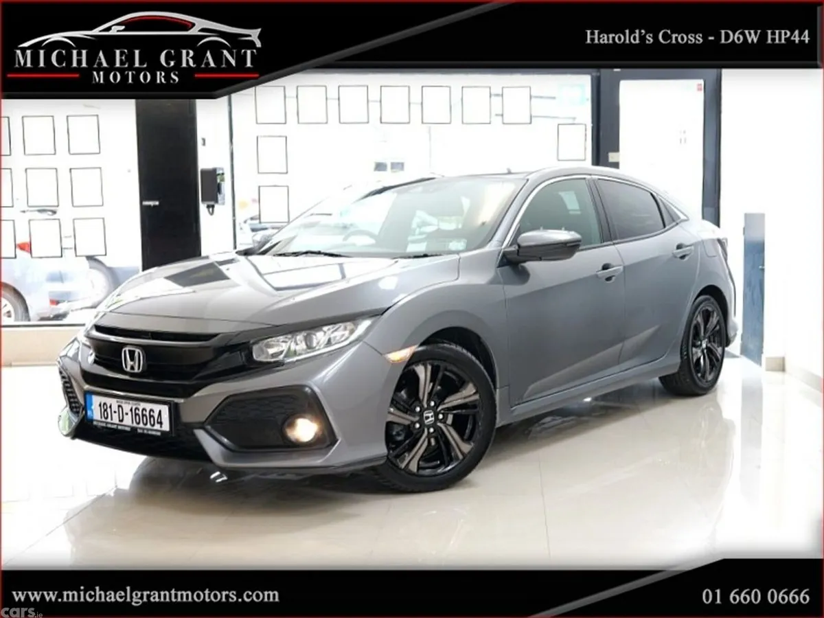 Honda Civic Hatchback, Petrol, 2018, Grey