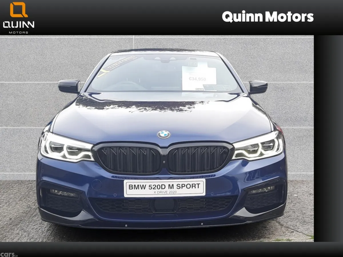 BMW 5-Series Saloon, Diesel, 2020, Blue