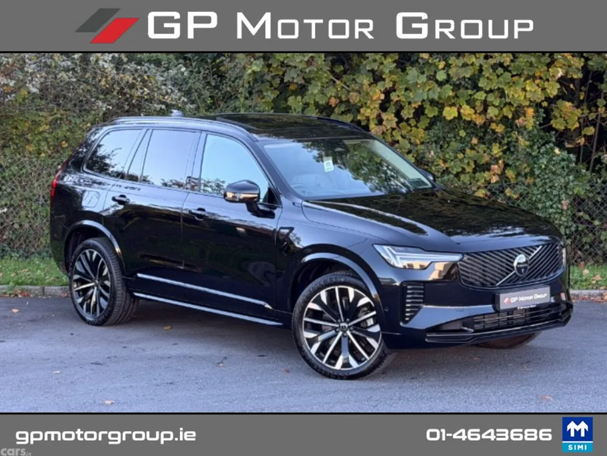 Volvo XC90 Estate, Petrol Plug-in Hybrid, 2025, Black
