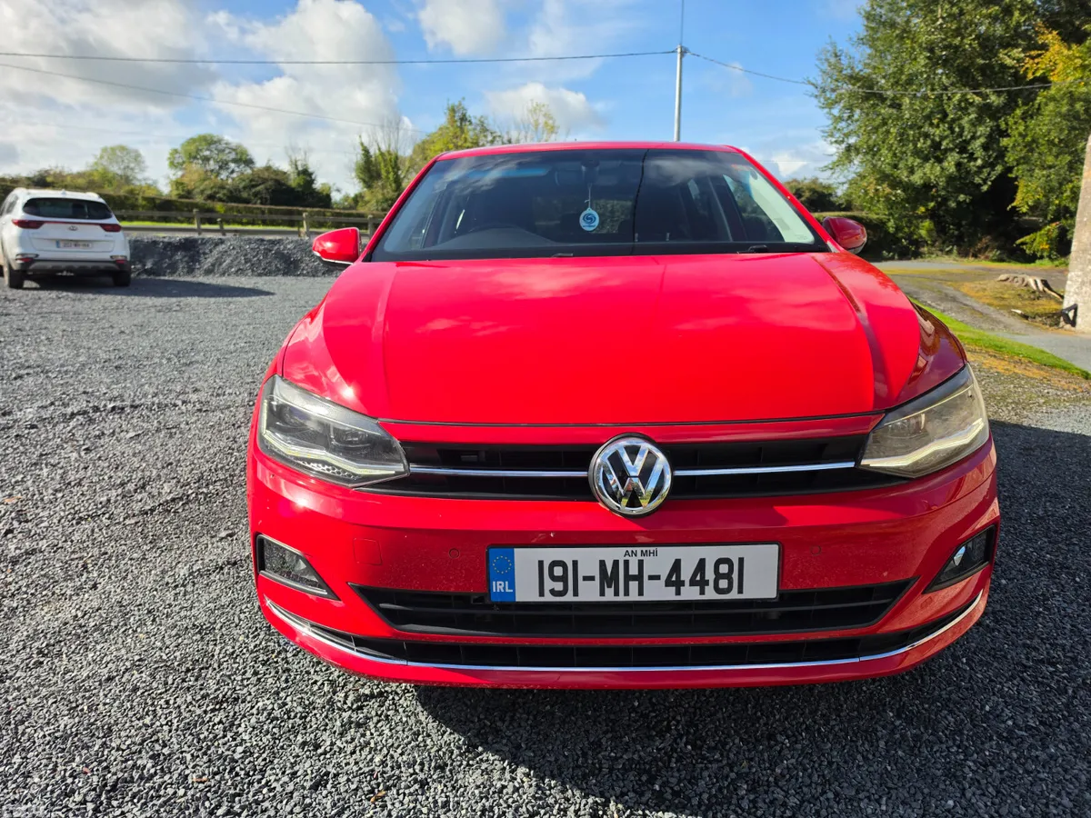 Volkswagen Polo Hatchback, Petrol, 2019, Red
