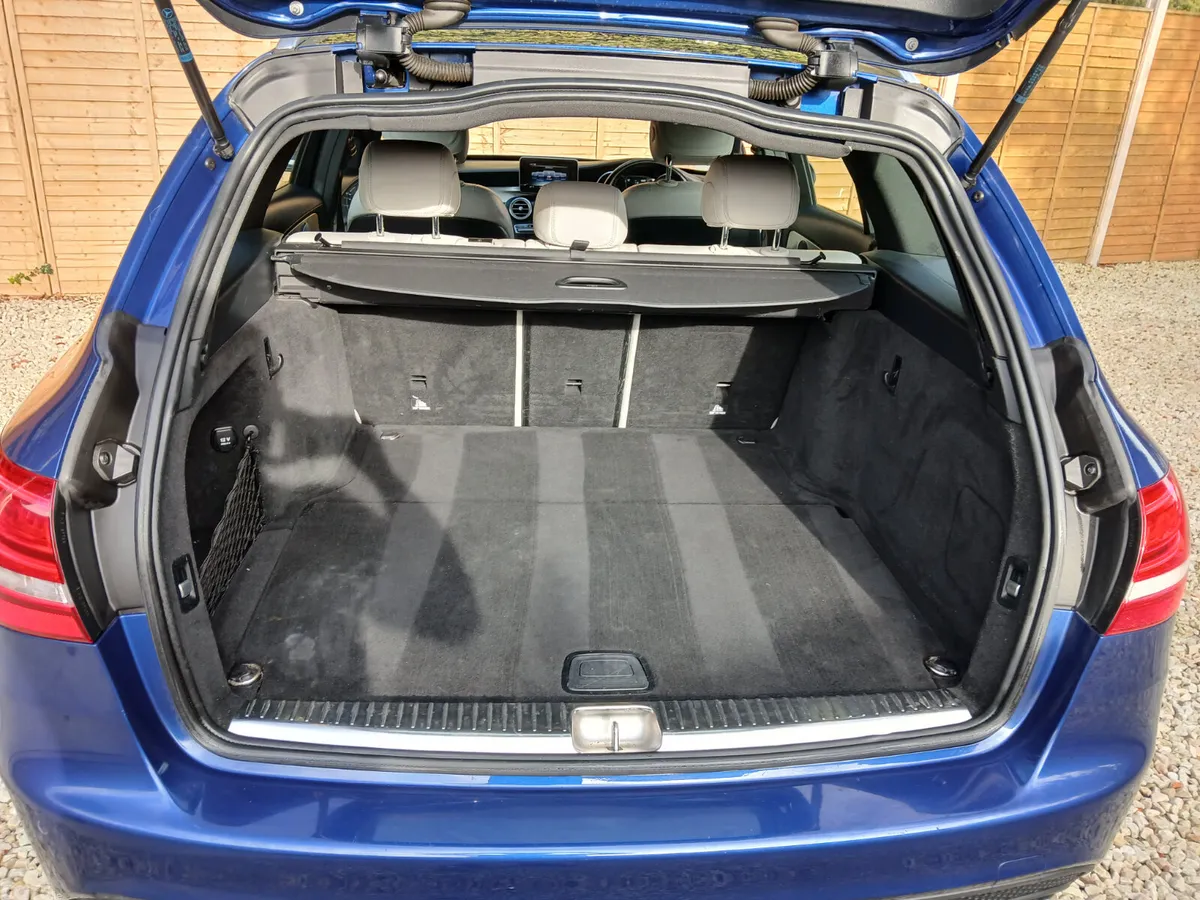 Mercedes-Benz C-Class Estate, Diesel Hybrid, 2015, Blue