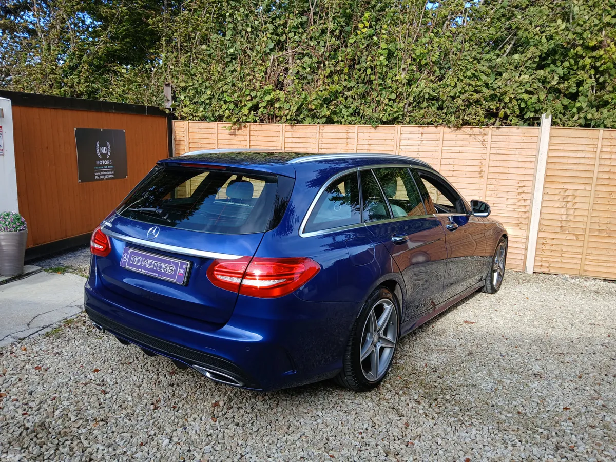 Mercedes-Benz C-Class Estate, Diesel Hybrid, 2015, Blue