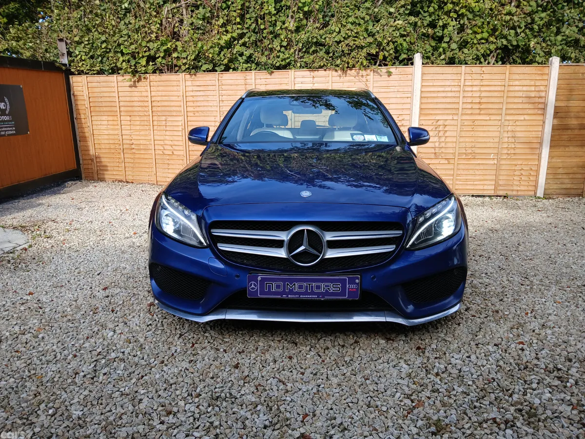Mercedes-Benz C-Class Estate, Diesel Hybrid, 2015, Blue