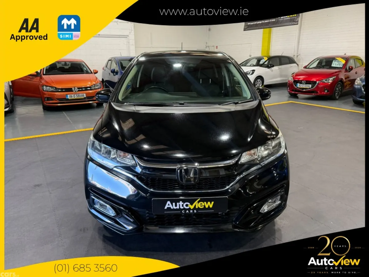 Honda Fit Hatchback, Petrol Hybrid, 2019, Black
