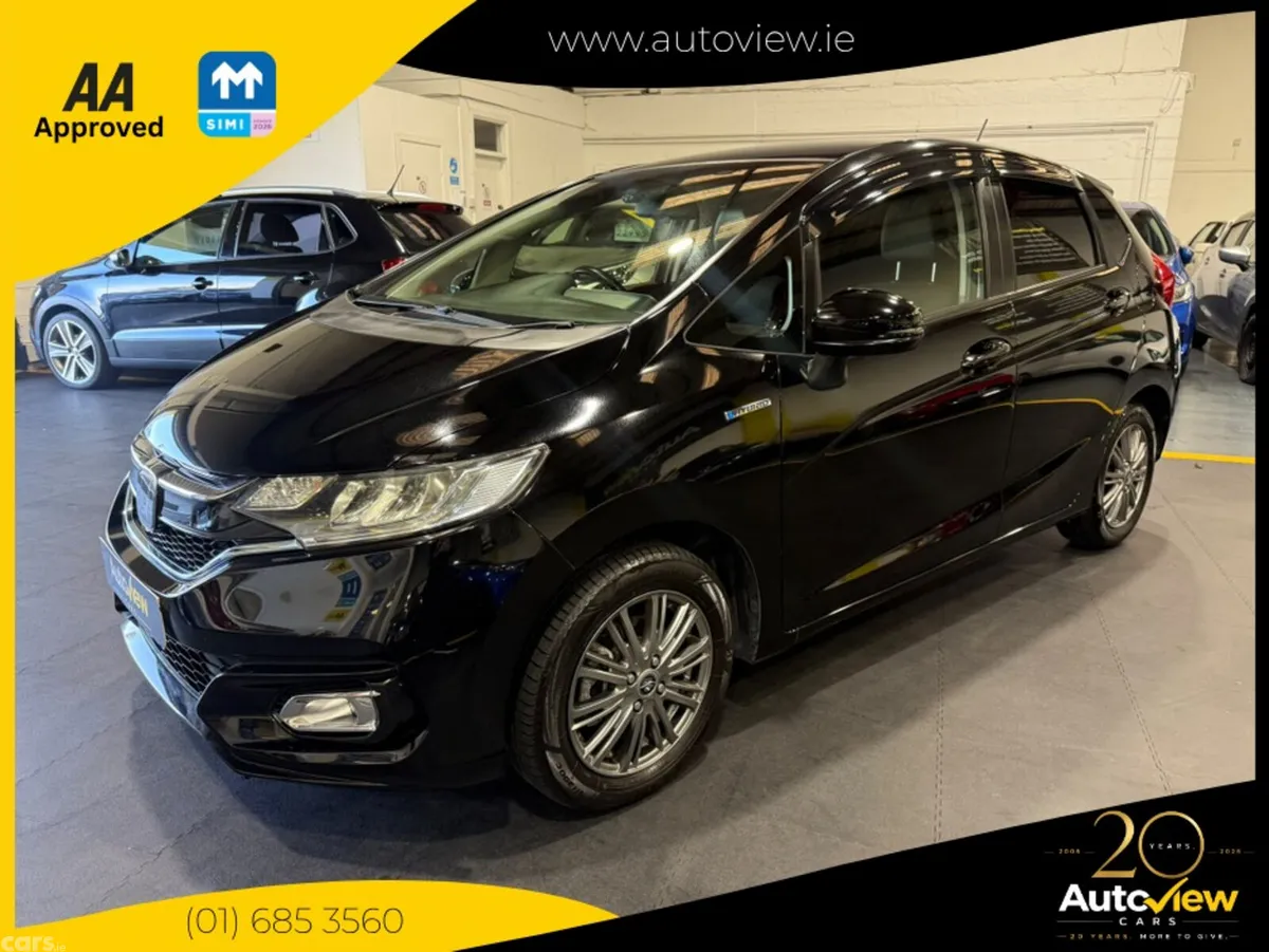 Honda Fit Hatchback, Petrol Hybrid, 2019, Black