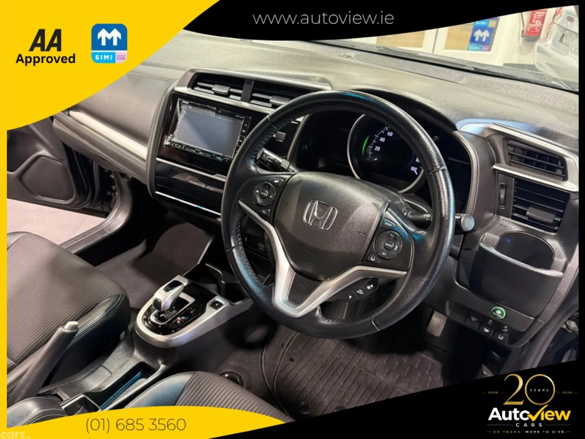 Honda Fit Hatchback, Petrol Hybrid, 2019, Black