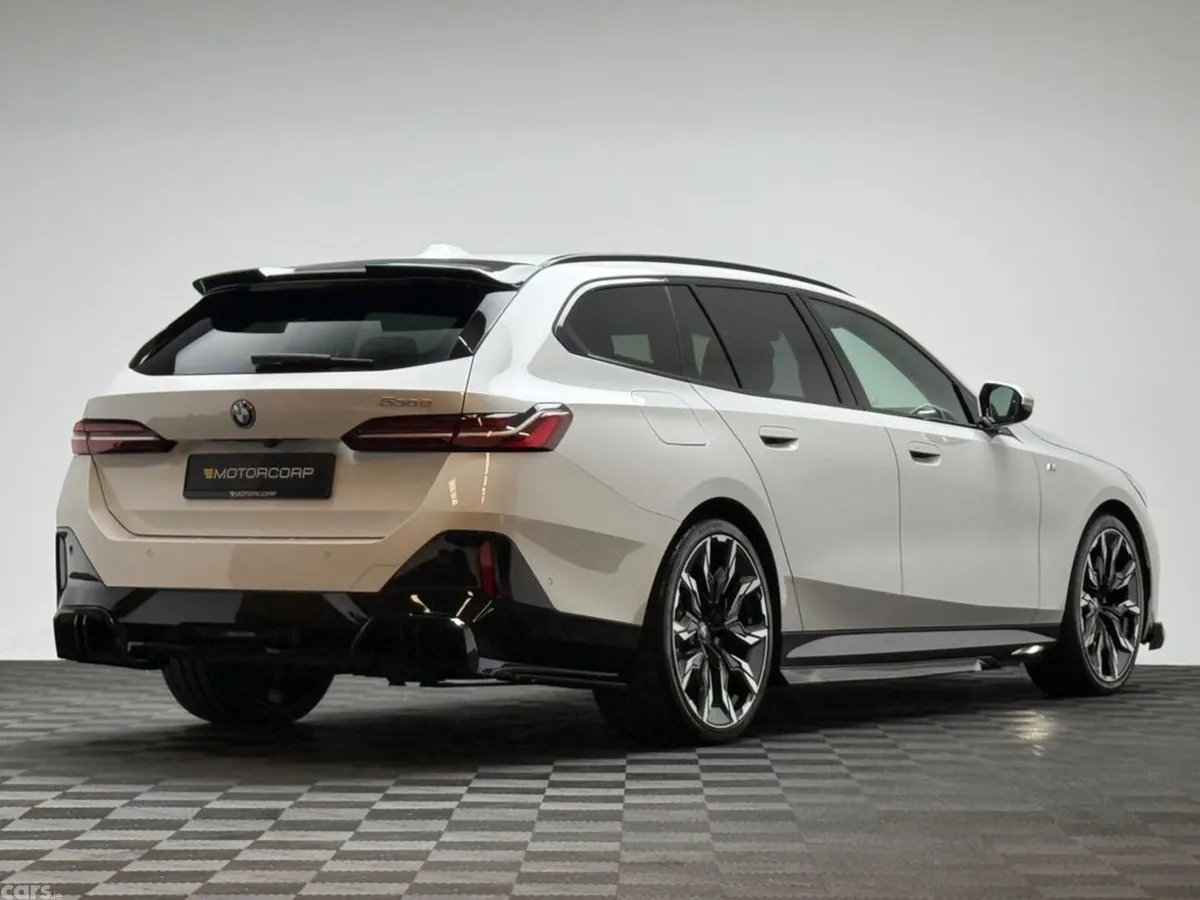 BMW 5-Series Estate, Petrol Plug-in Hybrid, 2025, White