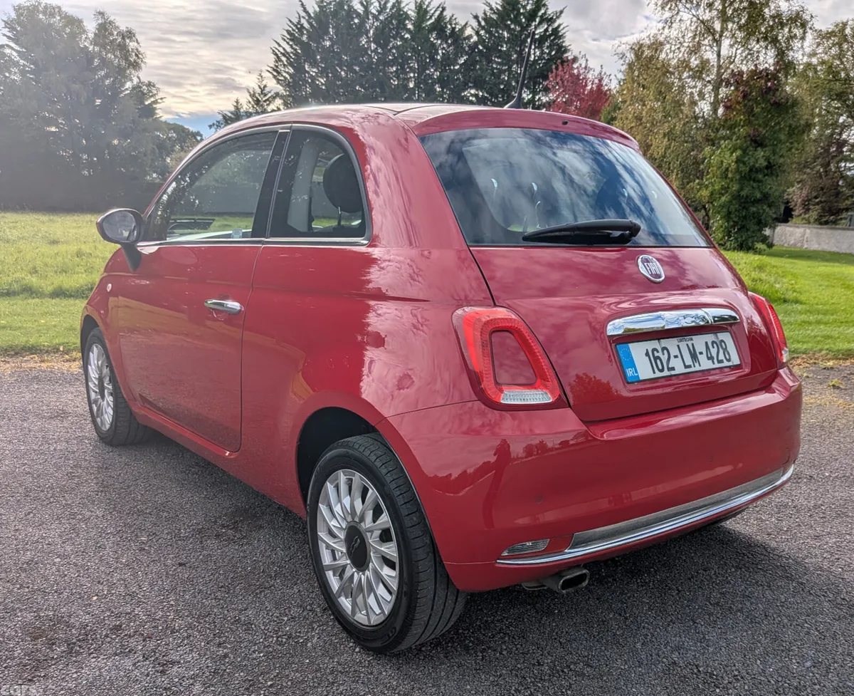 Fiat 500 Hatchback, Petrol, 2016, Red