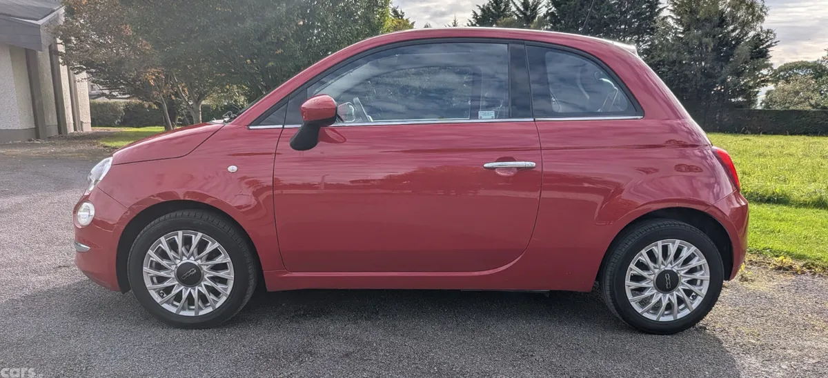 Fiat 500 Hatchback, Petrol, 2016, Red