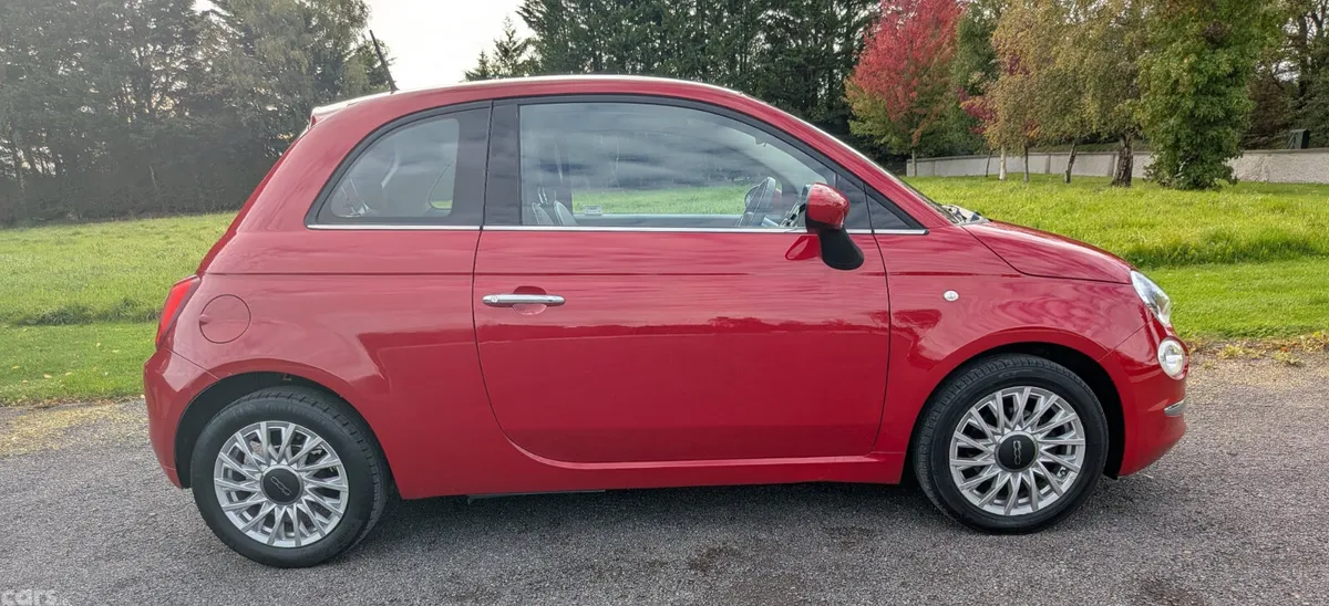 Fiat 500 Hatchback, Petrol, 2016, Red