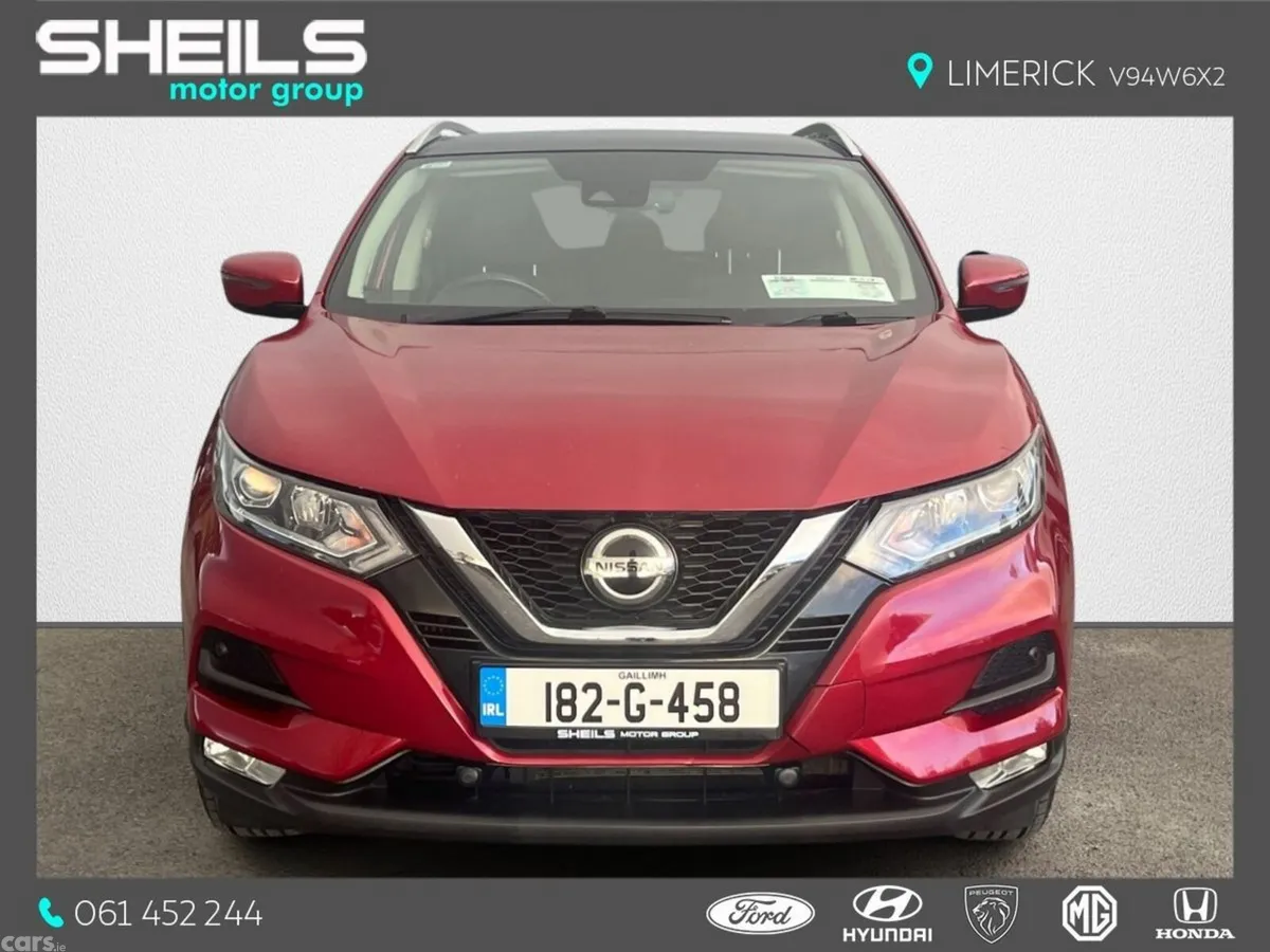 Nissan Qashqai MPV, Petrol, 2018, Red