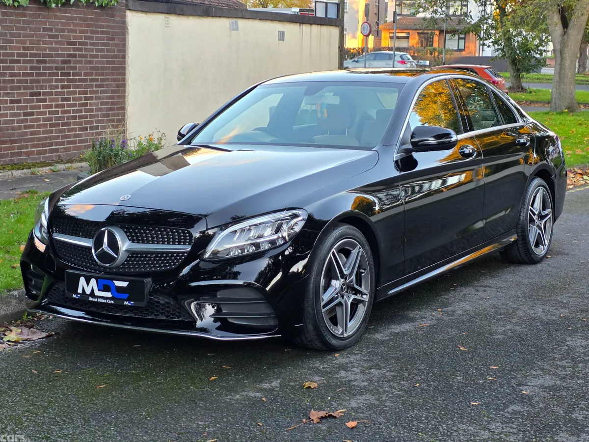 Mercedes-Benz C-Class Saloon, Petrol Hybrid, 2020, Black