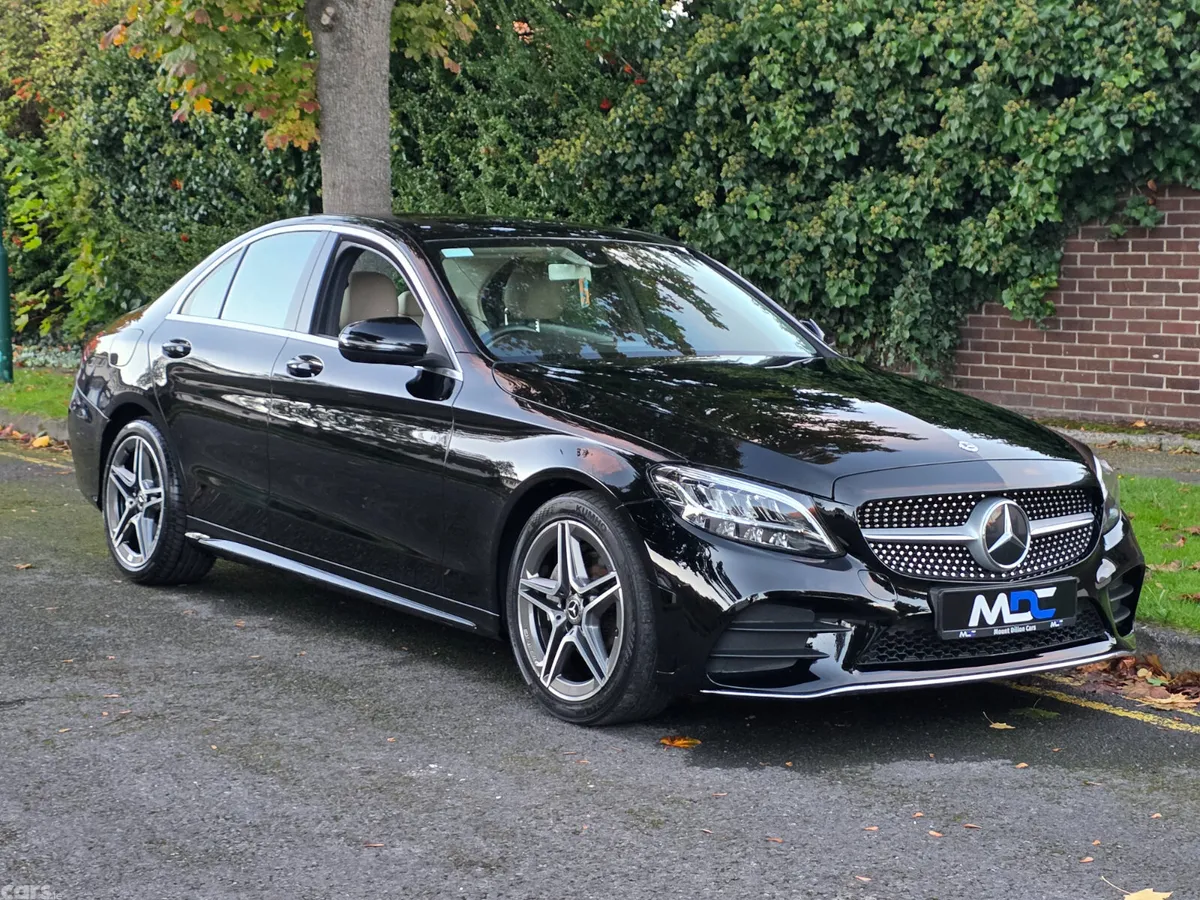 Mercedes-Benz C-Class Saloon, Petrol Hybrid, 2020, Black