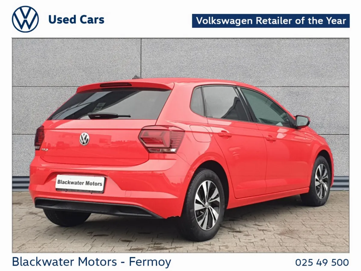 Volkswagen Polo Hatchback, Petrol, 2019, Red