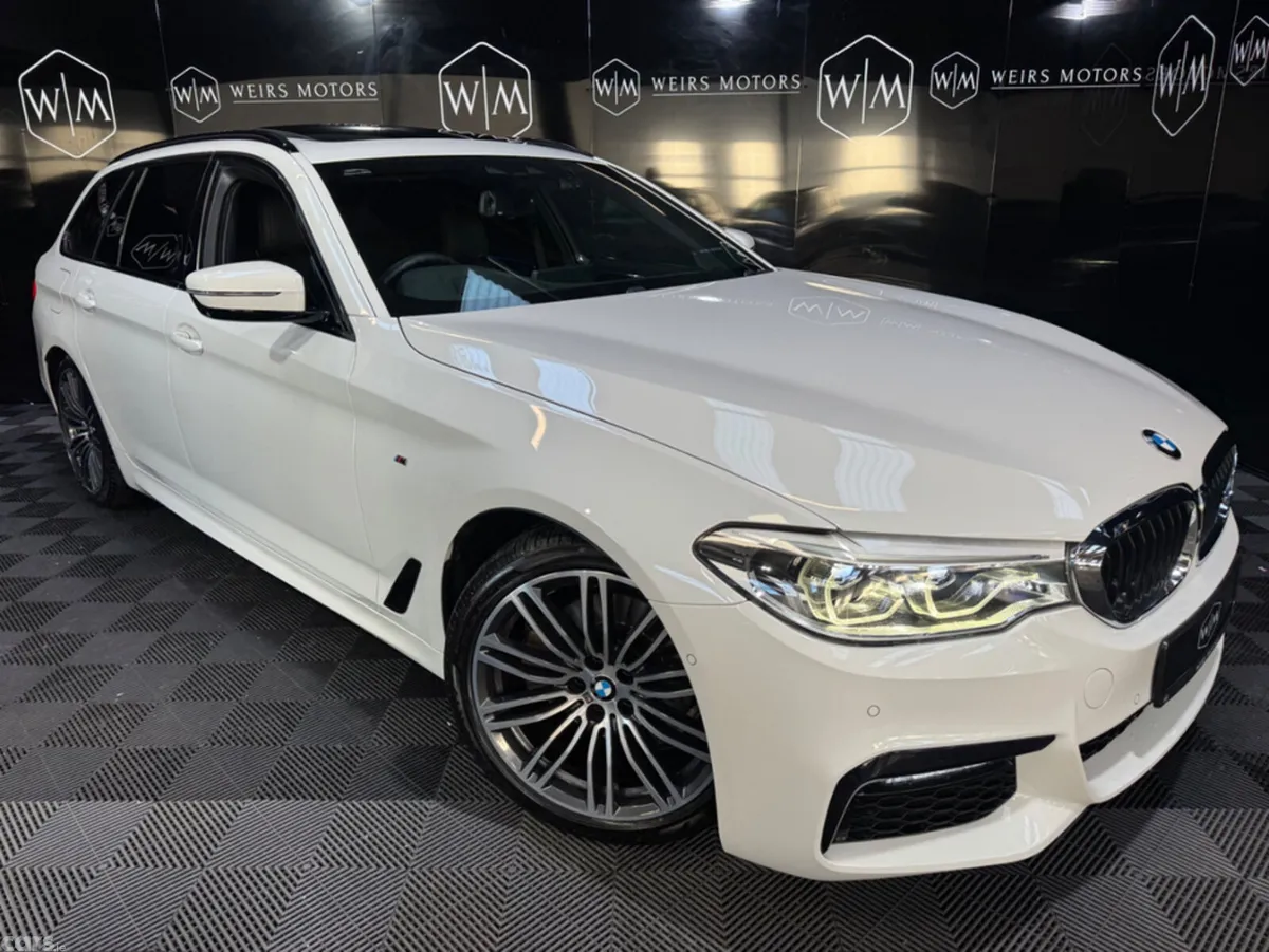 BMW 5-Series Estate, Diesel, 2020, White