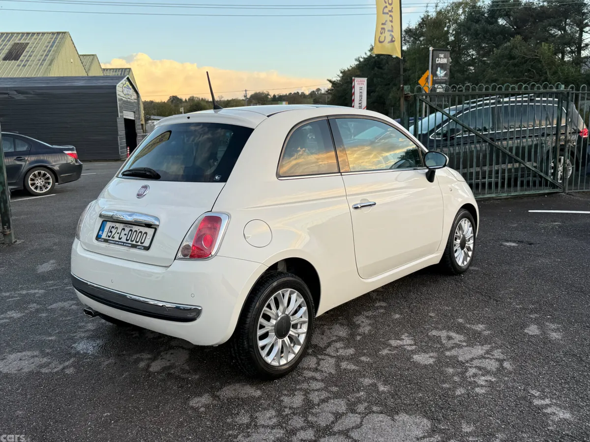 Fiat 500 Hatchback, Petrol, 2015, White