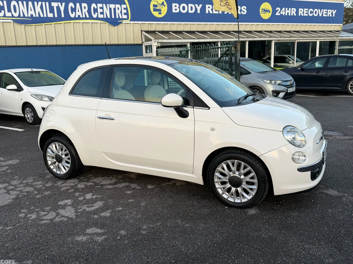 Fiat 500 Hatchback, Petrol, 2015, White