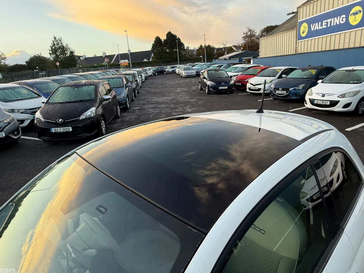 Fiat 500 Hatchback, Petrol, 2015, White