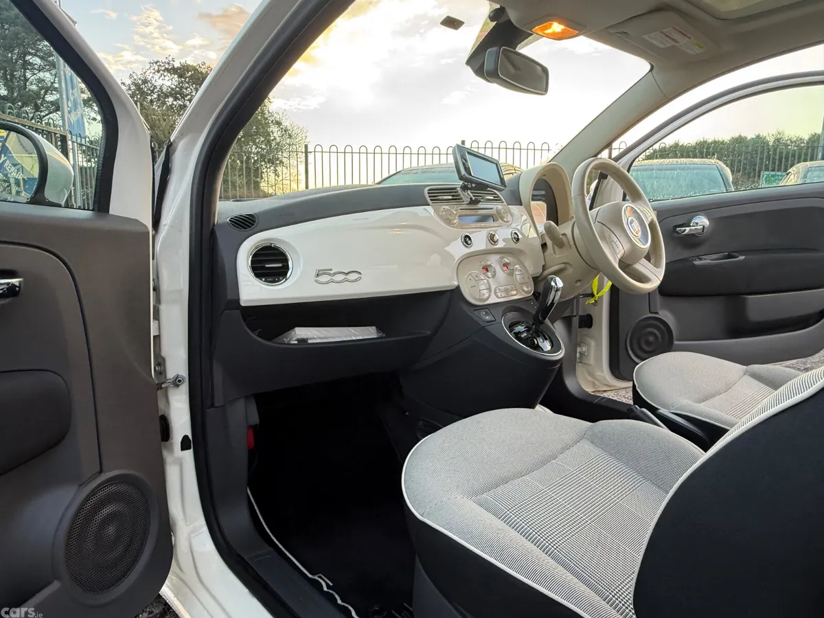Fiat 500 Hatchback, Petrol, 2015, White