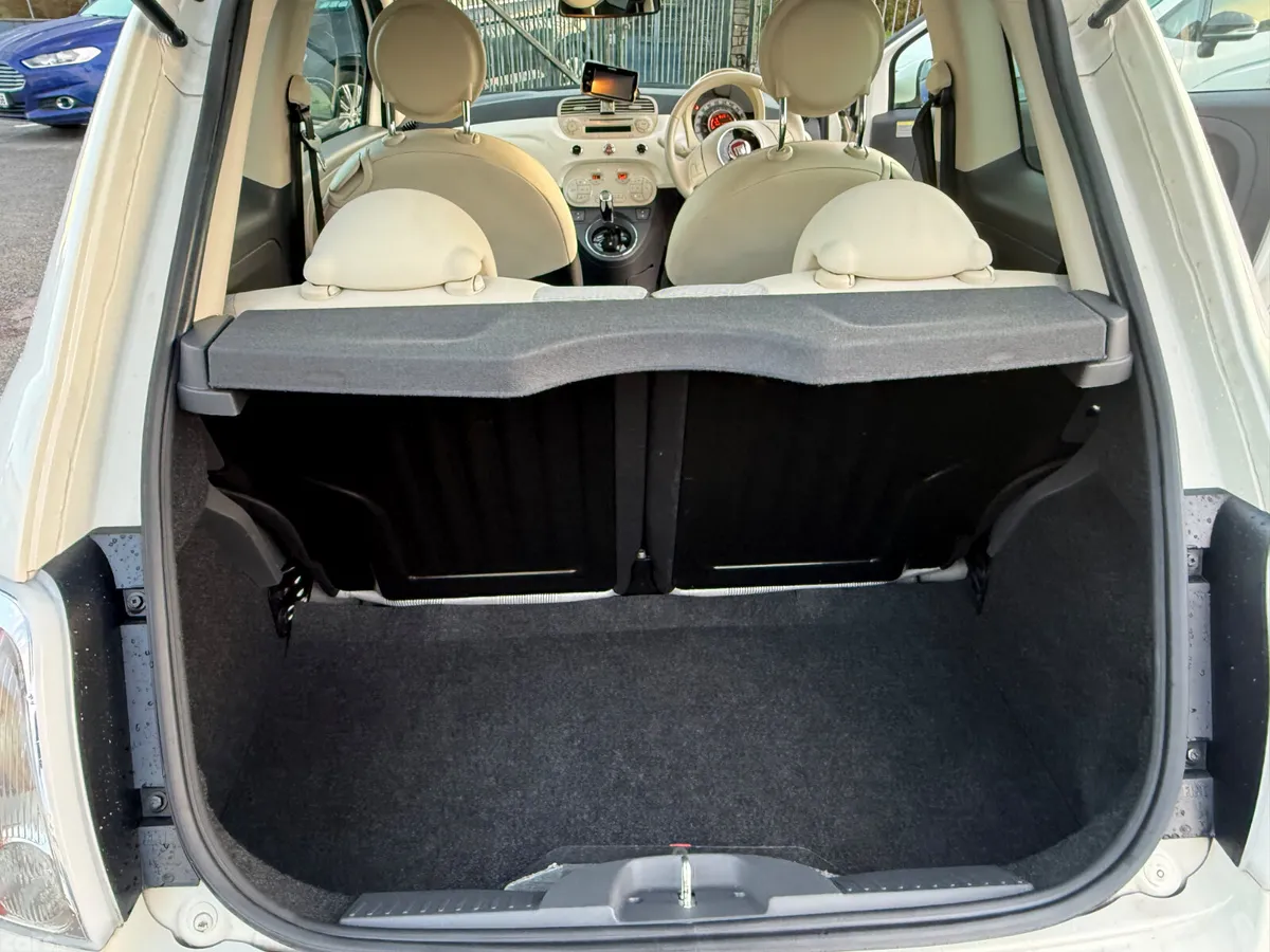Fiat 500 Hatchback, Petrol, 2015, White