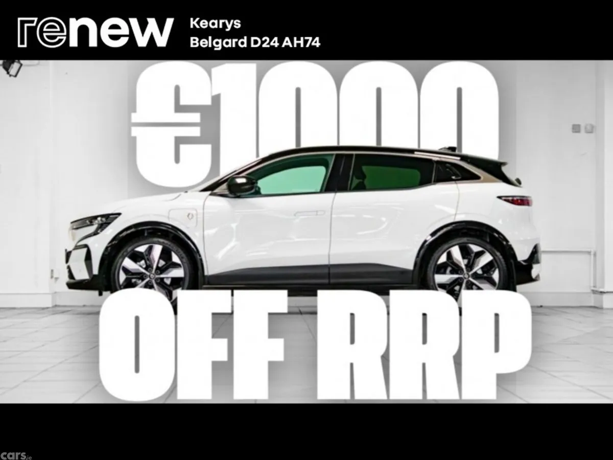Renault Megane E-Tech Hatchback, Electric, 2024, White