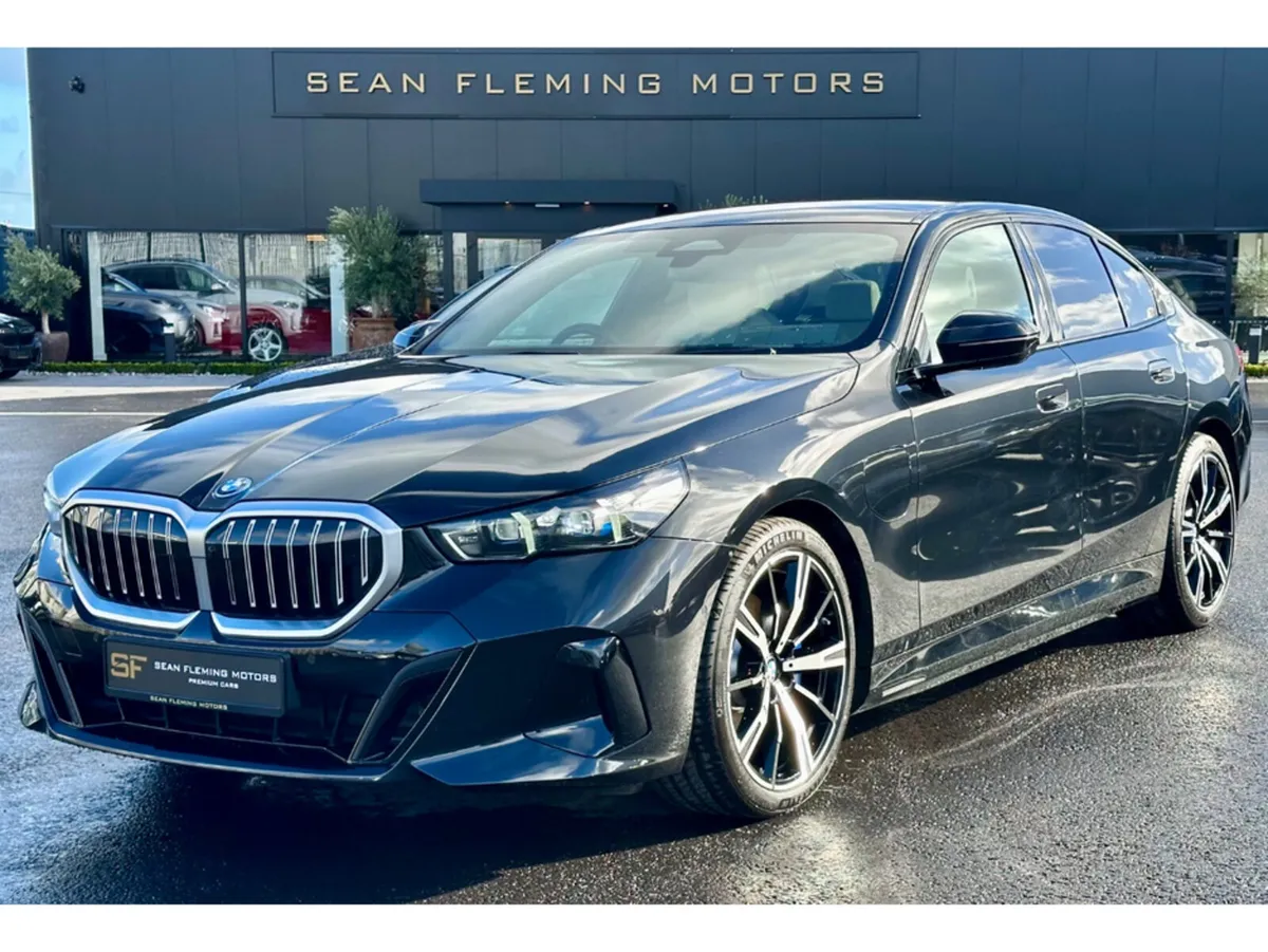 BMW 5-Series Saloon, Petrol Hybrid, 2026, Black