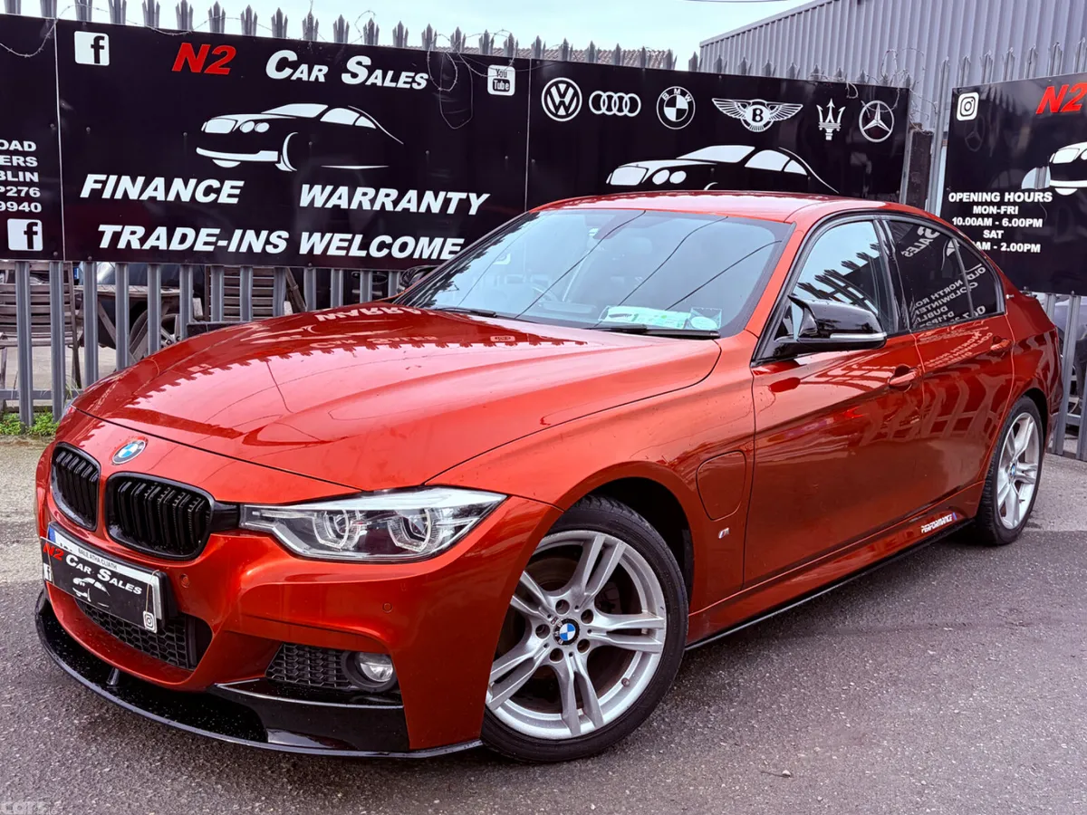 BMW 3-Series Saloon, Petrol Plug-in Hybrid, 2018, Orange