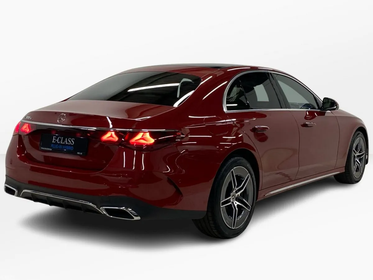 Mercedes-Benz E-Class Saloon, Petrol Plug-in Hybrid, 2026, Red