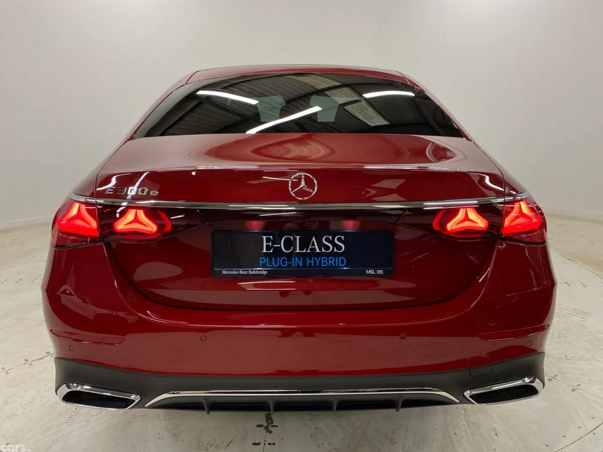 Mercedes-Benz E-Class Saloon, Petrol Plug-in Hybrid, 2026, Red