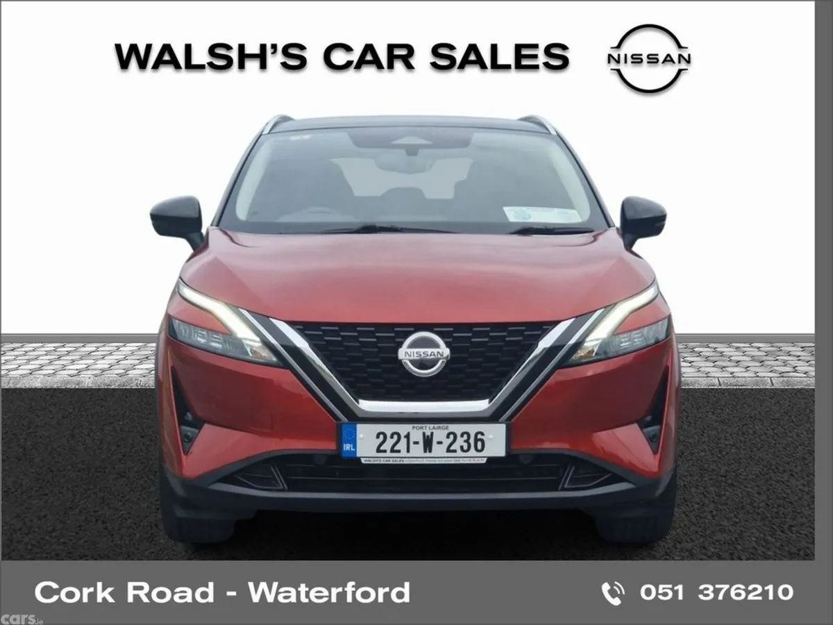 Nissan Qashqai SUV, Petrol, 2022, Red