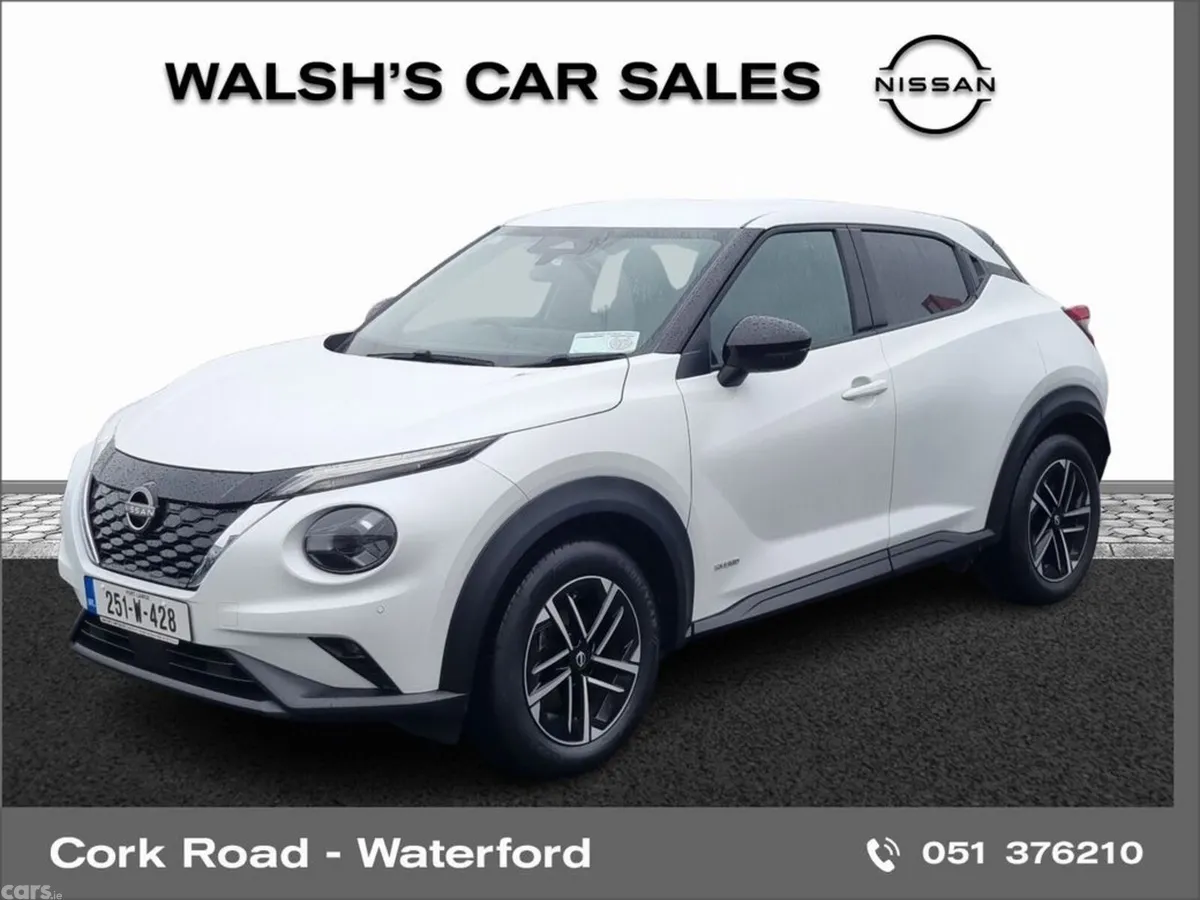 Nissan Juke Hatchback, Petrol Hybrid, 2025, White
