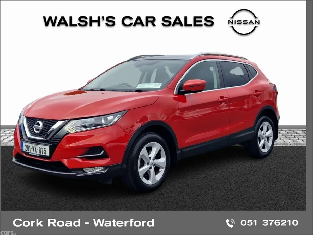 Nissan Qashqai SUV, Petrol, 2020, Red