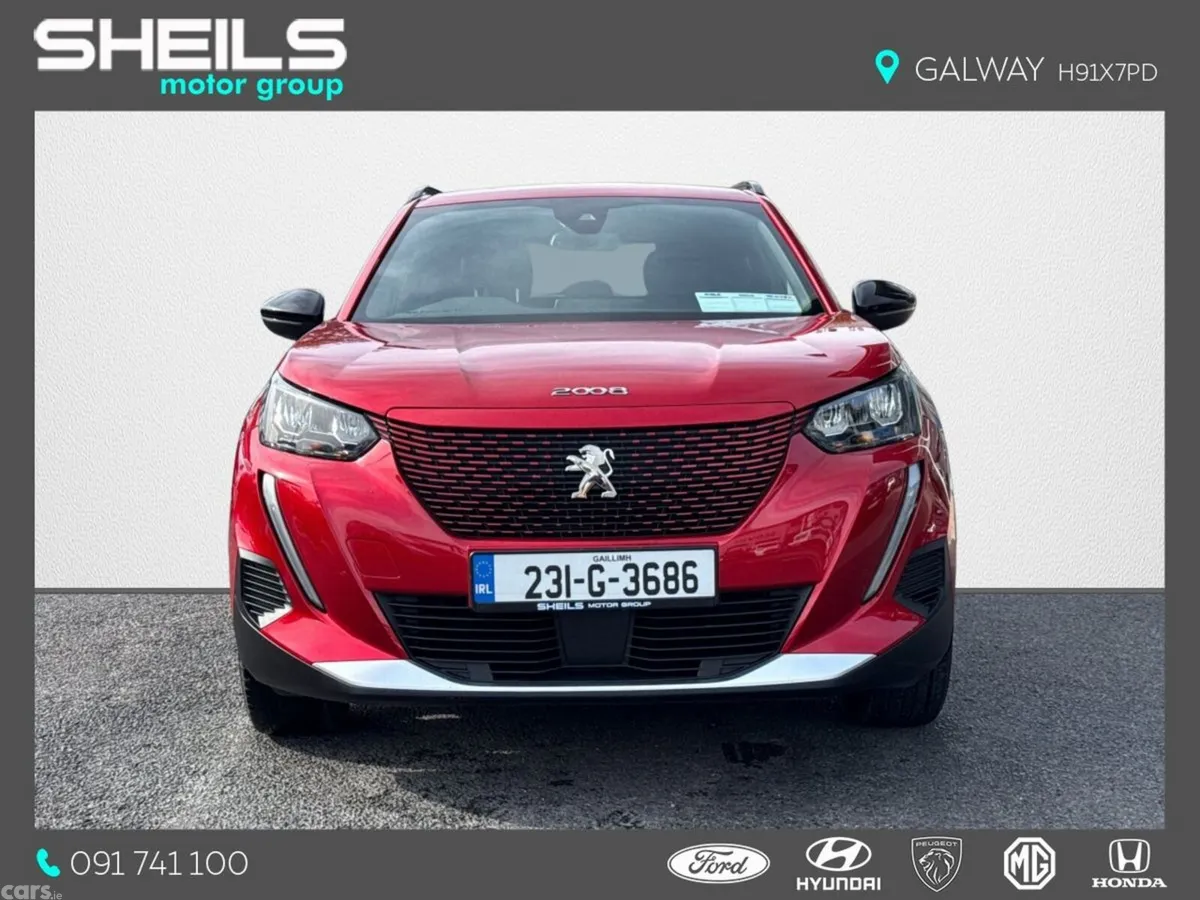 Peugeot 2008 MPV, Electric, 2023, Red