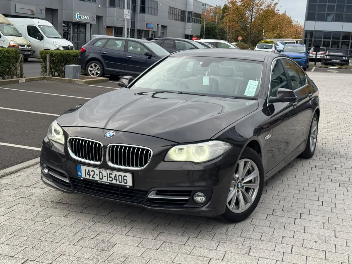 BMW 5-Series Saloon, Diesel, 2014, Brown