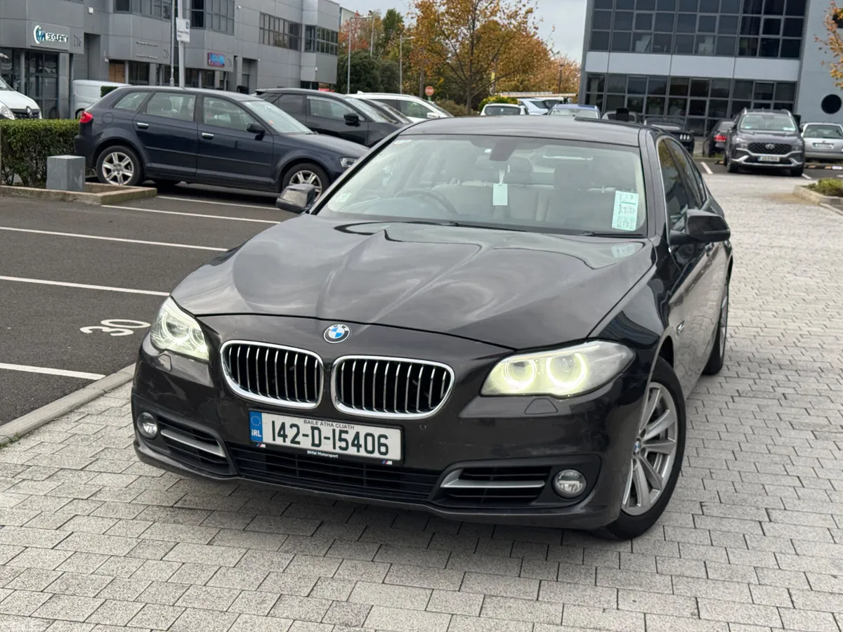 BMW 5-Series Saloon, Diesel, 2014, Brown