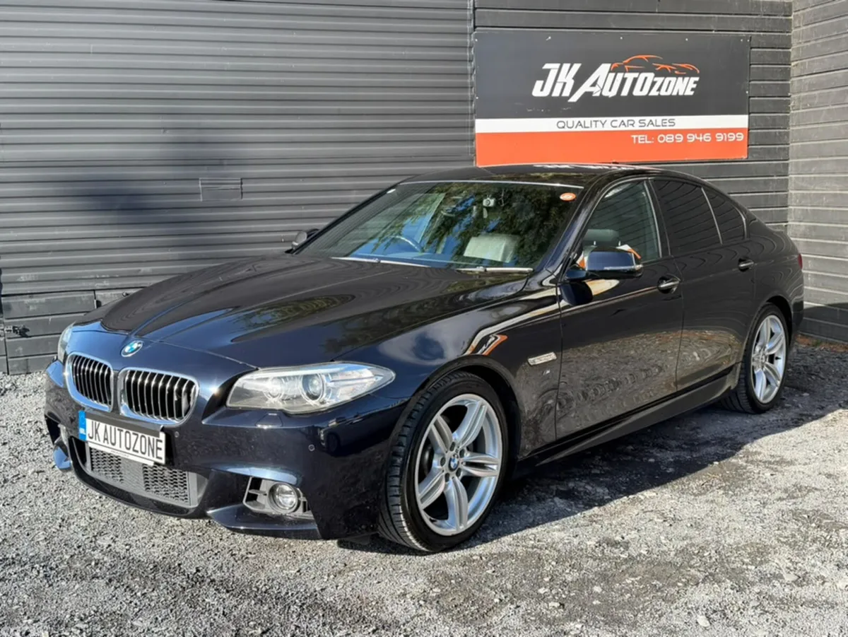 BMW 5-Series Saloon, Diesel, 2014, Blue