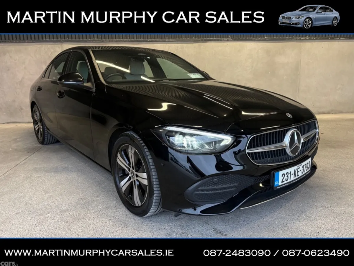Mercedes-Benz C-Class Saloon, Diesel Hybrid, 2023, Black