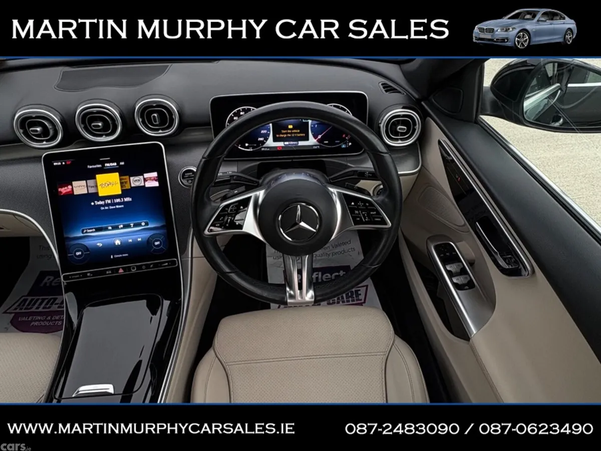 Mercedes-Benz C-Class Saloon, Diesel Hybrid, 2023, Black