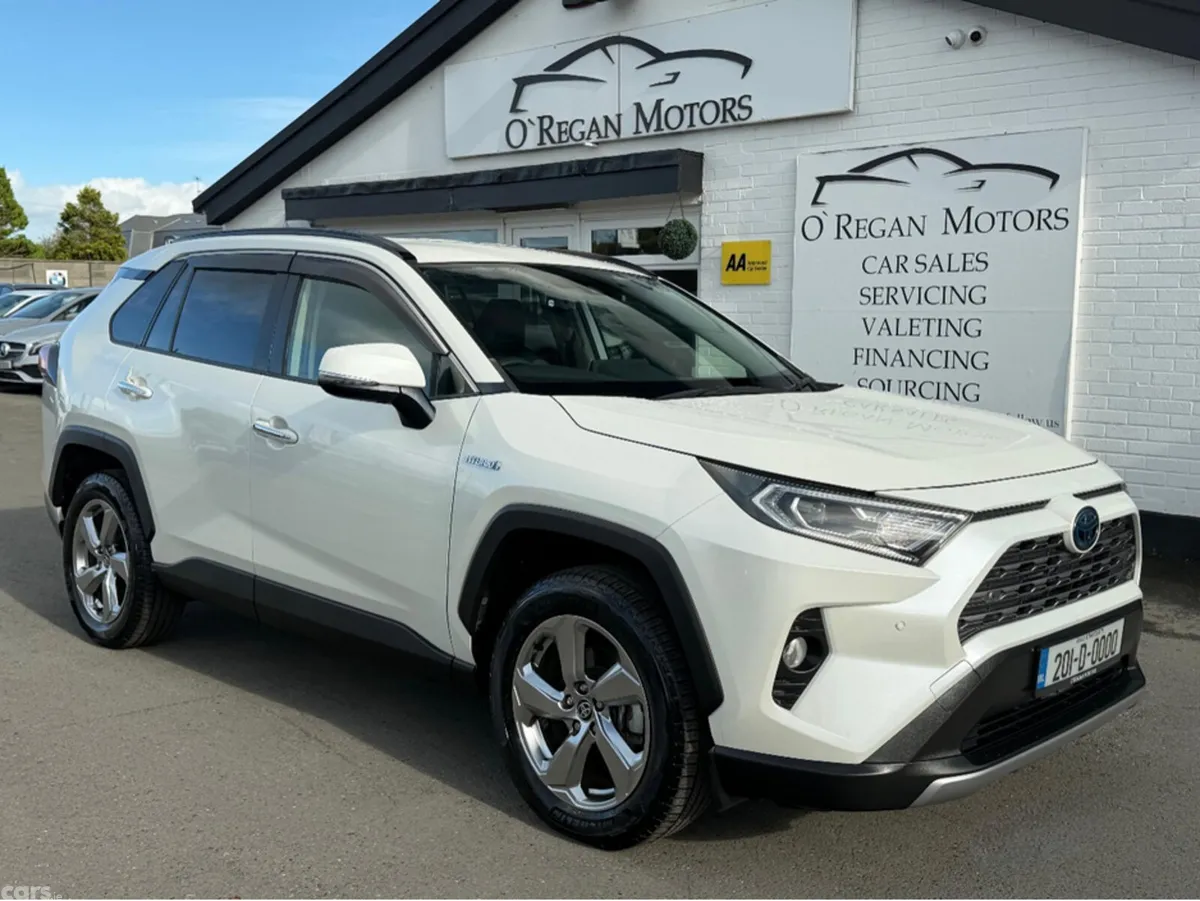 Toyota RAV4 MPV, Petrol Hybrid, 2020, White