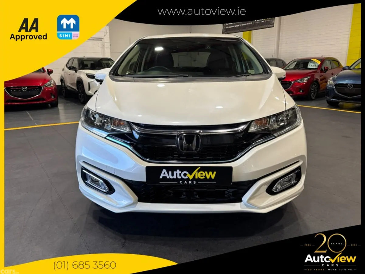 Honda Fit Hatchback, Petrol Hybrid, 2017, White