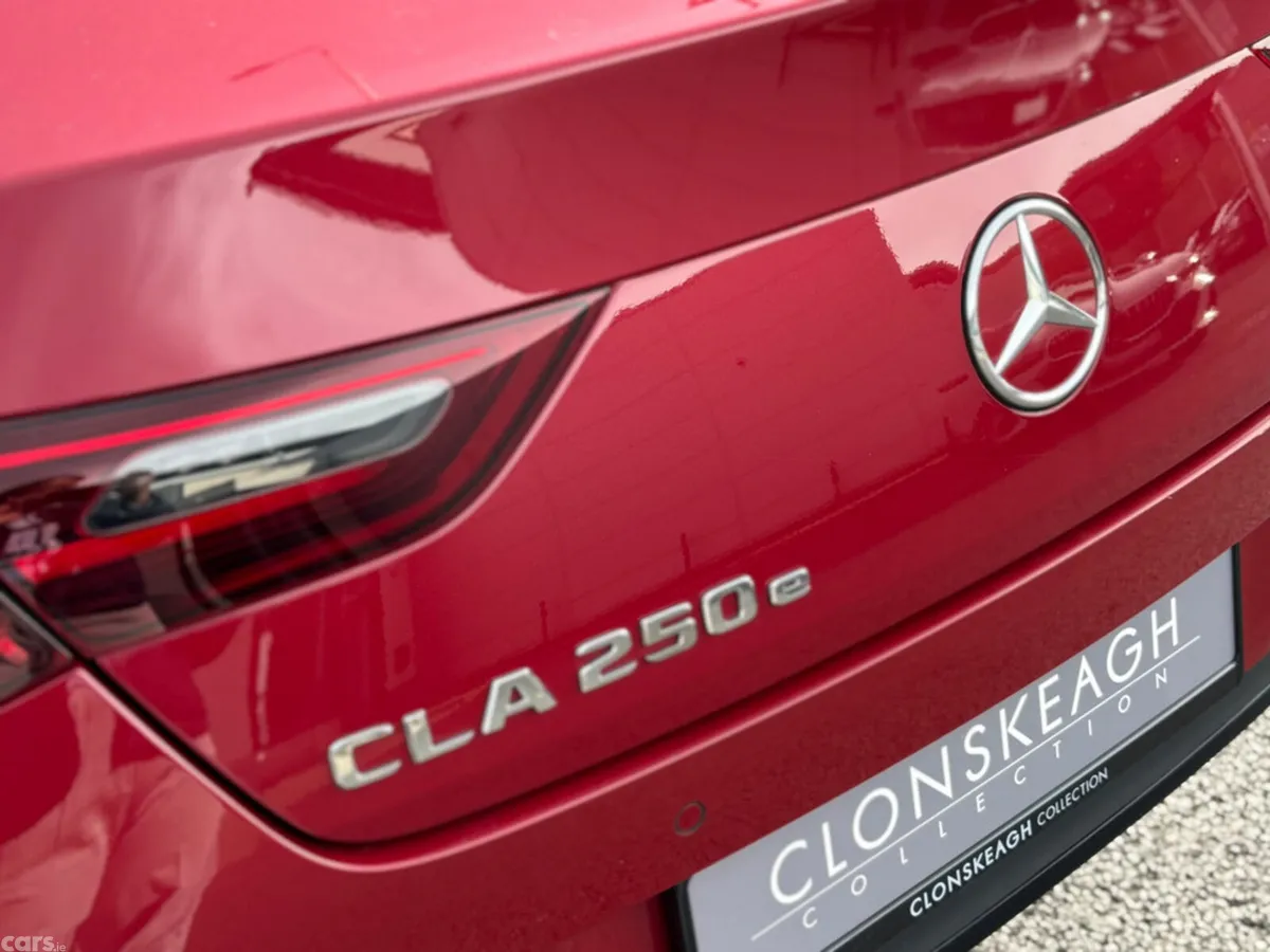Mercedes-Benz CLA Coupe, Petrol Plug-in Hybrid, 2024, Red