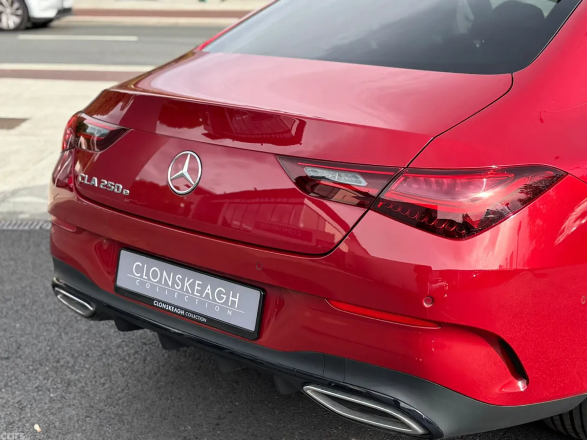 Mercedes-Benz CLA Coupe, Petrol Plug-in Hybrid, 2024, Red